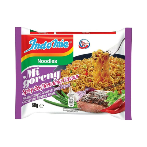 Indomie Mi Goreng Rendang Spicy Beef Noodles 40x80g