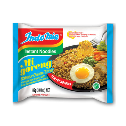 Indomie Mi Goreng BBQ Chicken Instant Noodles 40x82g