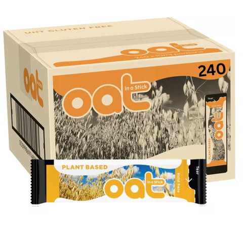 Lakeland Dairies Oat in a Stick – UHT Gluten-Free Oat Drink Portions, Dairy Free Alternative Sachets – 240 x 10ml