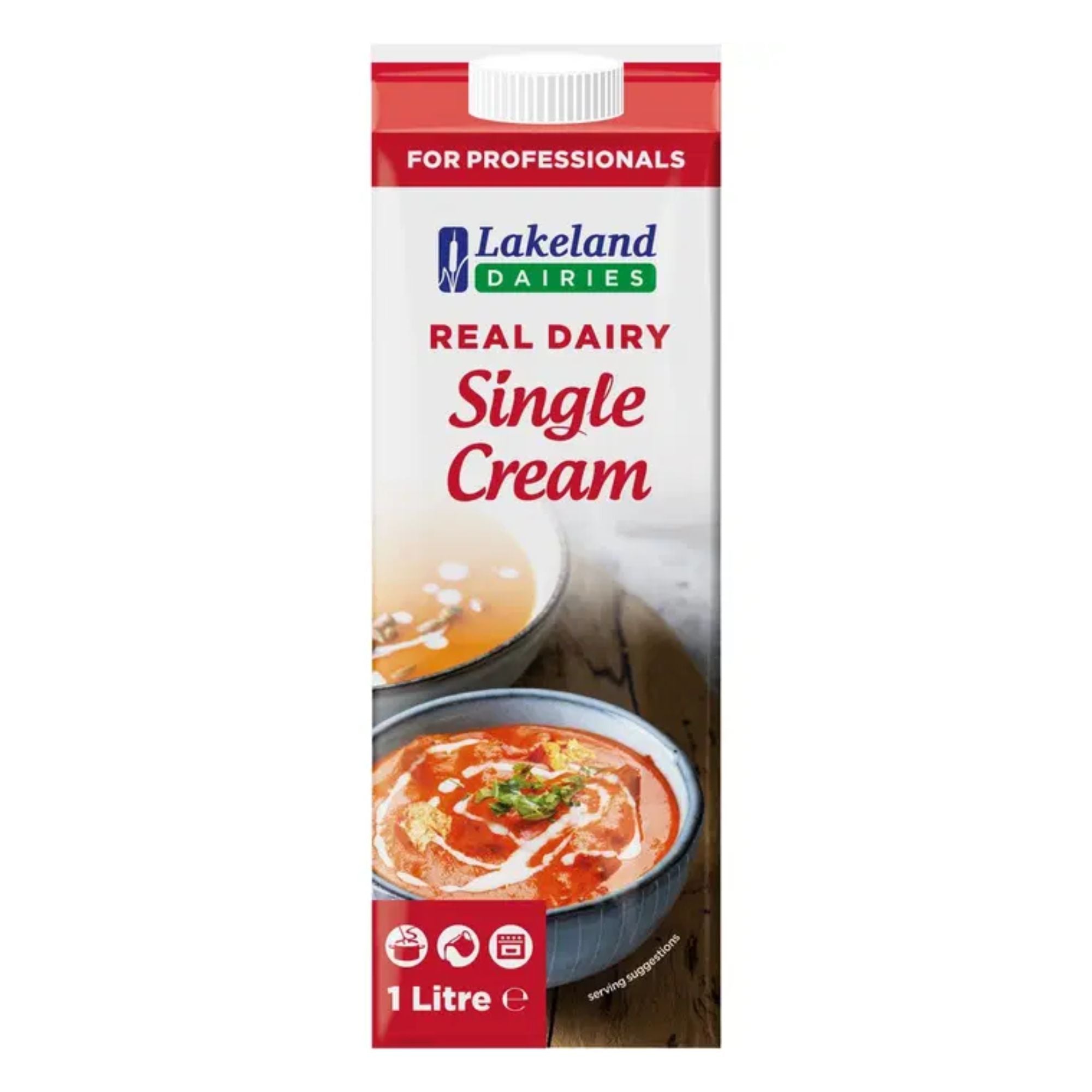 Lakeland Single Cream 1ltr – Universal Product Solutions