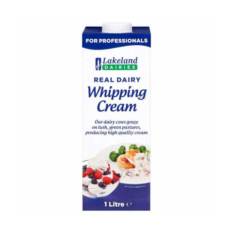 Lakeland Dairies Real Whipping Cream 1 Litre Resealable Carton