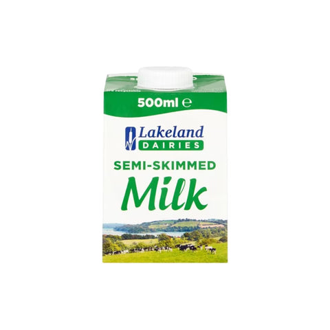 Lakeland Semi Skimmed Milk 500ml Cartons
