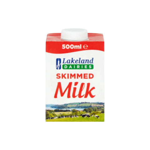 Lakeland Skimmed Milk 500ml Carton