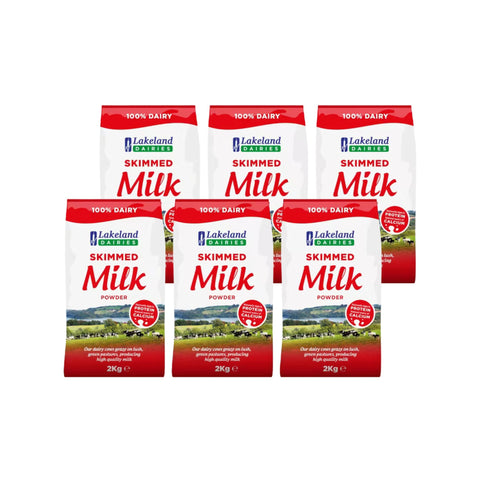 Lakeland Skimmed Milk Powder 6 x 2kg Packs