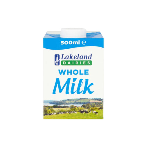 Lakeland Whole Milk 500ml Cartons