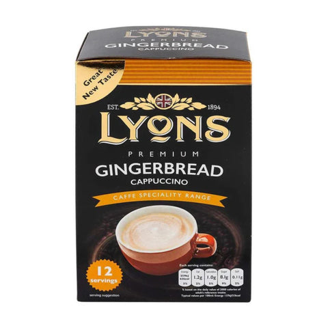 Lyons Gingerbread Cappuccino Sachets