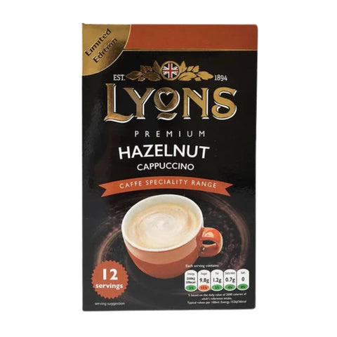 Lyons Hazelnut Cappuccino Sachets