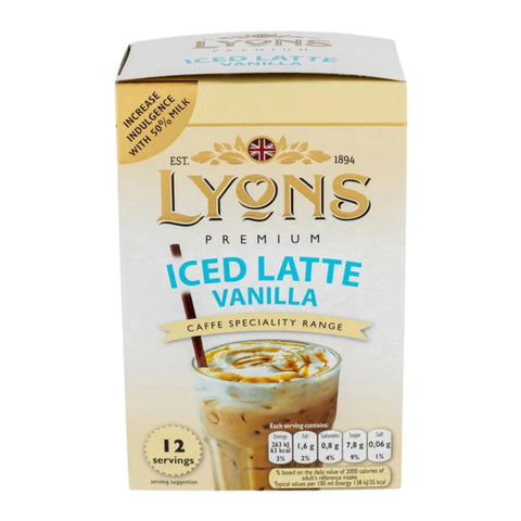 Lyons Iced Latte Vanilla Sachets