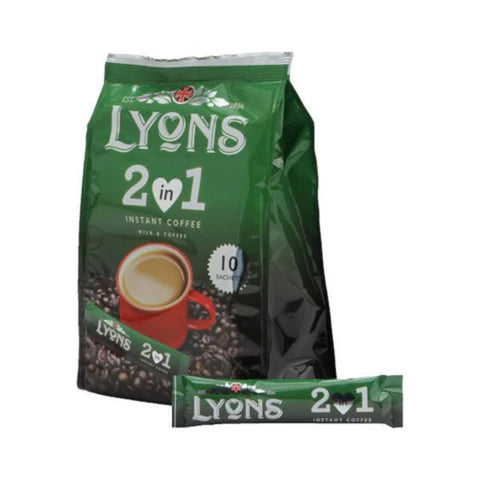 Lyons Instant Coffee 2 in 1 Sachets 