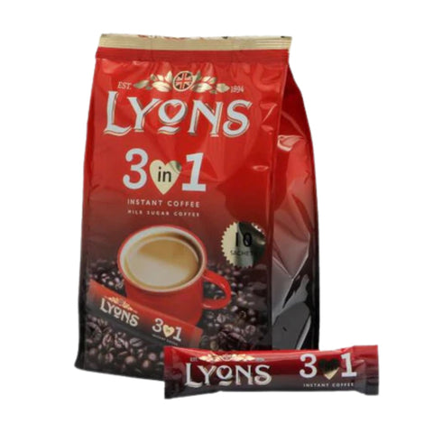 Lyons Instant Coffee 3 in 1 Sachets