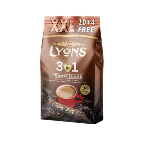 Lyons XXL 3 in 1 Brown Sugar Latte Sachets