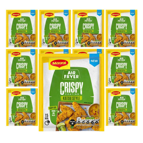 Maggi Air Fryer Crispy Coating Katsu Style, box of 12 x 70g sachets