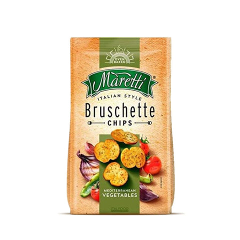 Maretti Bruschette Chips Mediterranean Veg Flavour 21x70g