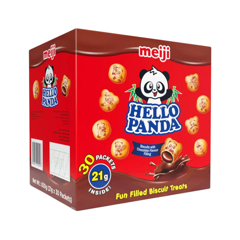 Meiji Biscuit Hello Panda Chocolate - 30 Packs x 21g