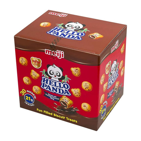 Meiji Biscuit Hello Panda Chocolate - 30 Packs x 21g