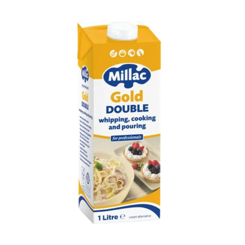 Millac Gold Double Whipping, Cooking and Pouring Milk Alternative 1 Litre Cartons