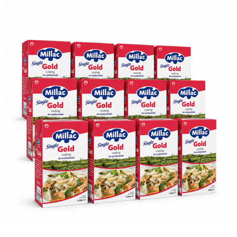 Millac UHT Gold Single Cream Alternative 12 x 1 Litre Cartons