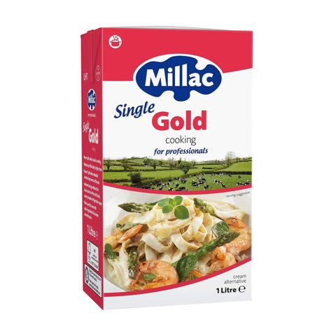 Millac UHT Gold Single Cream Alternative 1 Litre Carton