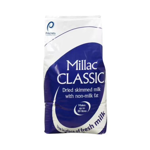 Millac Classic Dried Skimmed Milk Powder 2kg Pack