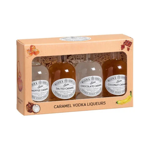 Miniature Caramel Vodka Liqueurs Box 4x5cl