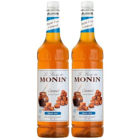 Monin Sugar Free Caramel Syrup 2x1ltr