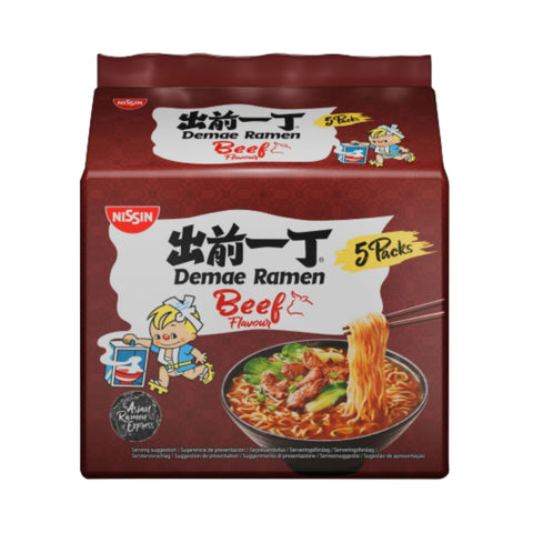 Nissin Demae Ramen Beef Multipack 1x5x100g