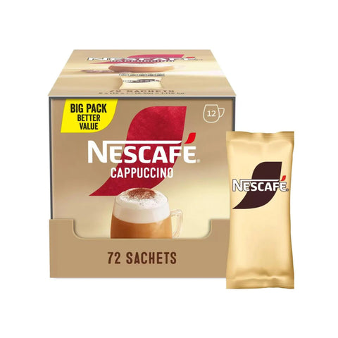 Nescafe Cappuccino Sachets 72 x 15.5g