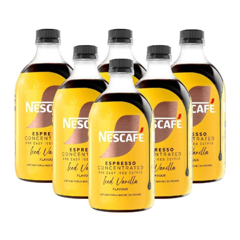Nescafe Espresso Concentrated Iced Vanilla, case of 6 x 500ml bottles