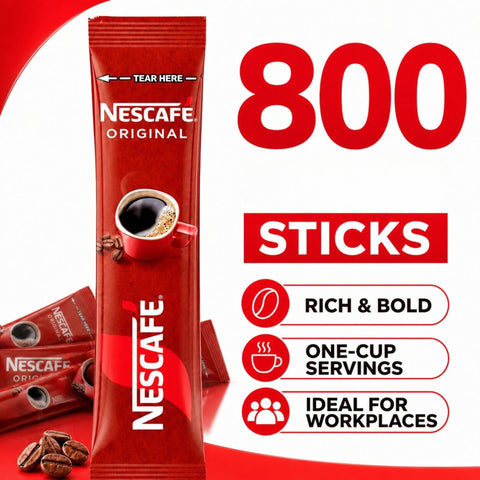 Nescafé Original Sticks 800 x One Cup Servings 