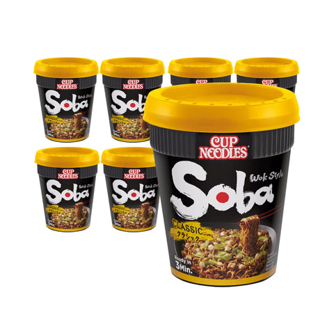 Nissin Soba Classic Pot Noodles 8 x 90g