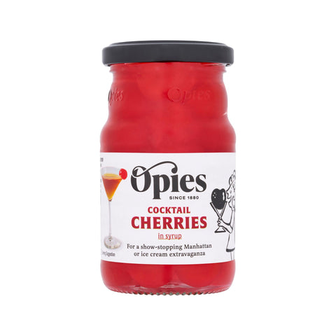 Opies Cocktail Cherries Maraschino Without Stem 6x225g