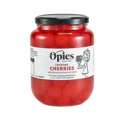 Opies Cocktail Cherries Without Stems Jar 1 x 950g