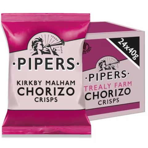 Pipers Crisps Trealy Farm Chorizo 24x40g