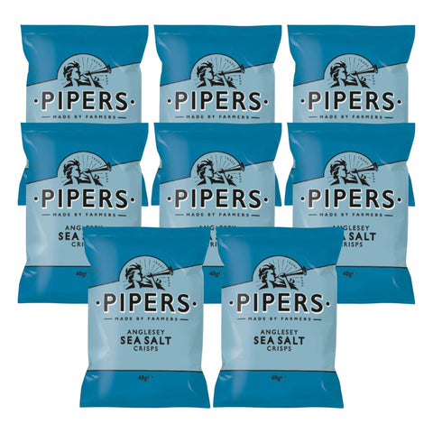 Pipers Anglesey Sea Salt Crisps 40g