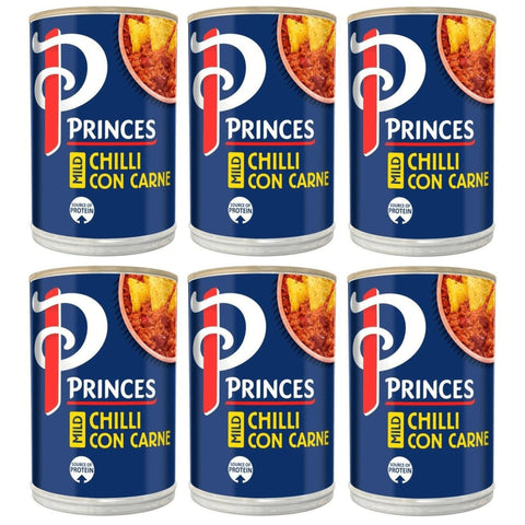 Princes Chilli Con Carne 6 x 392g Tins