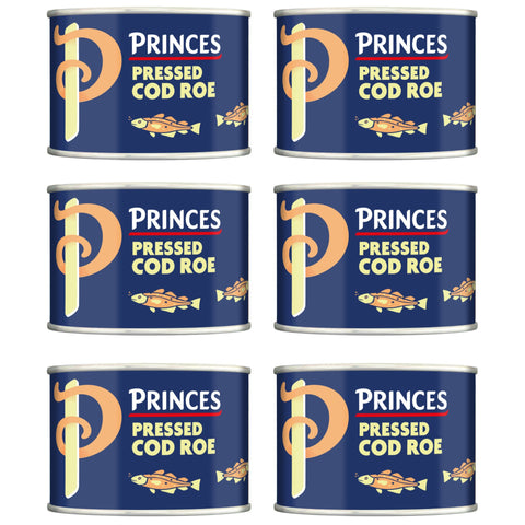Princes John West Pressed Cod Roe 6 x 200g Tins