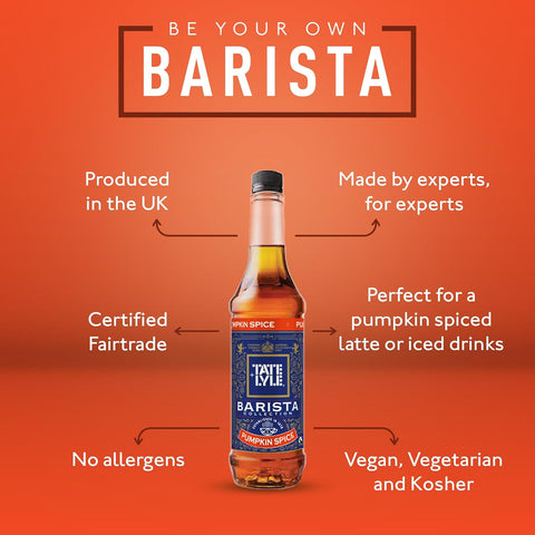 Tate & Lyle Pumpkin Spice Coffee Syrup 750ml