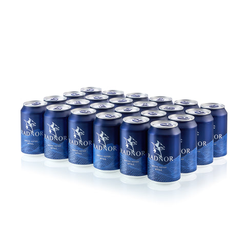 Radnor Hills Still Spring Water Cans 24x330ml