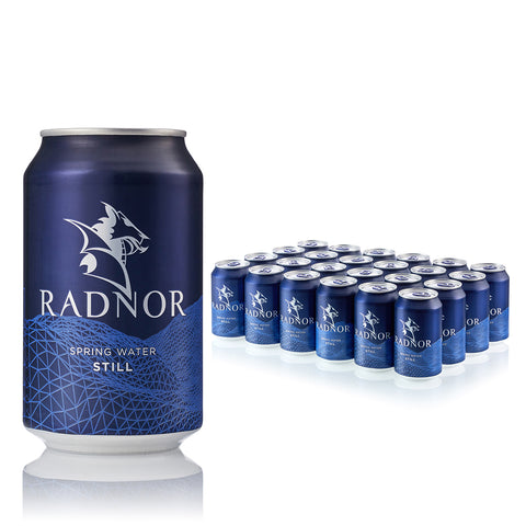 Radnor Hills Still Spring Water Cans 24x330ml