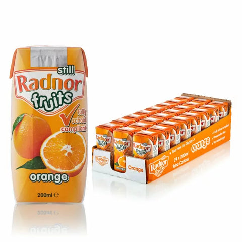 Radnor Fruits Orange 50% Still Fruit Juice Tetra-Pak 24x200ml