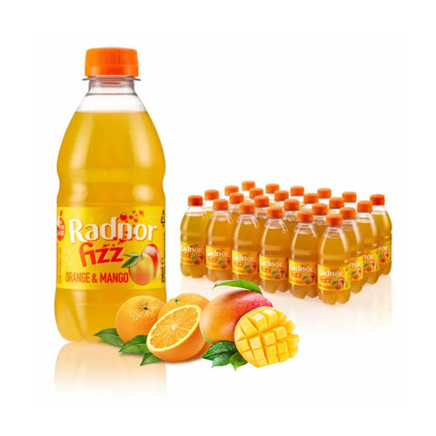 Radnor Fizz Orange & Mango Juice Drink 24 x 330ml Bottles