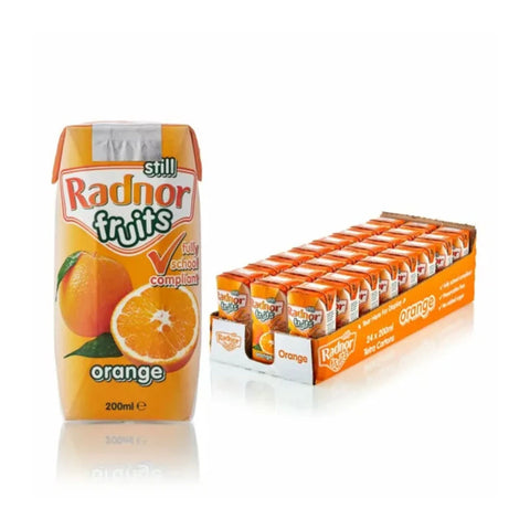 Radnor Fruits Orange 50% Still Fruit Juice Tetra-Pak 24 x 200ml