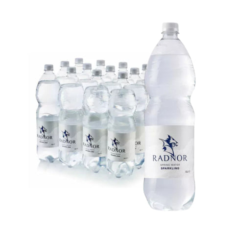 Radnor Hills Sparkling Spring Water 12 x 1.5 Litre Bottles