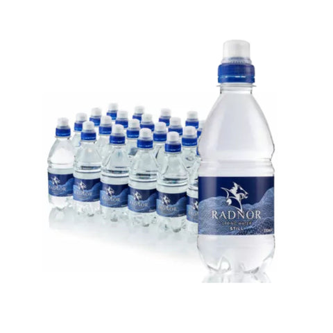 Radnor Hills Still Spring Water Sports Cap 24 x 330ml Bottles
