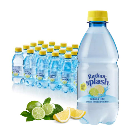 Radnor Splash Sparkling Lemon and Lime 24 x 330ml Bottles