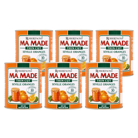 Robertsons Ma Made Thin Cut Seville Orange Marmalade 6 x 850g Cans