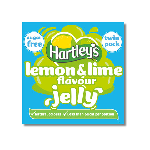 Hartley's Sugar Free Jelly Lemon & Lime 12x23g