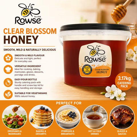Rowse Clear Blossom Honey Features and Benefits