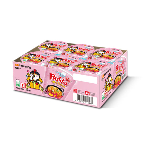 Samyang Hot Chicken Spicy Ramen Carbonara Cup 6x80g