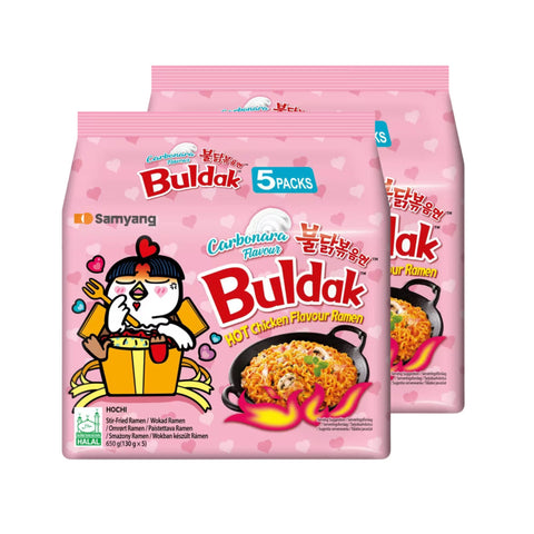Samyang Hot Chicken Carbonara 10 x 130g Serving Packs